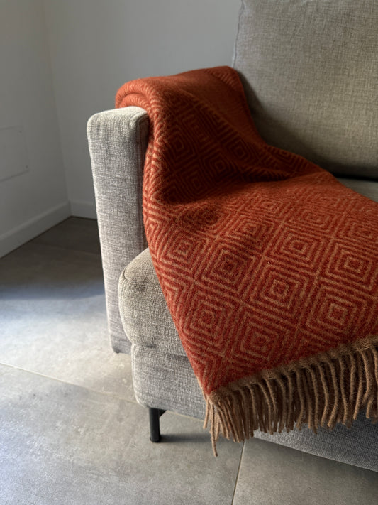 Coperta 100% lana merino