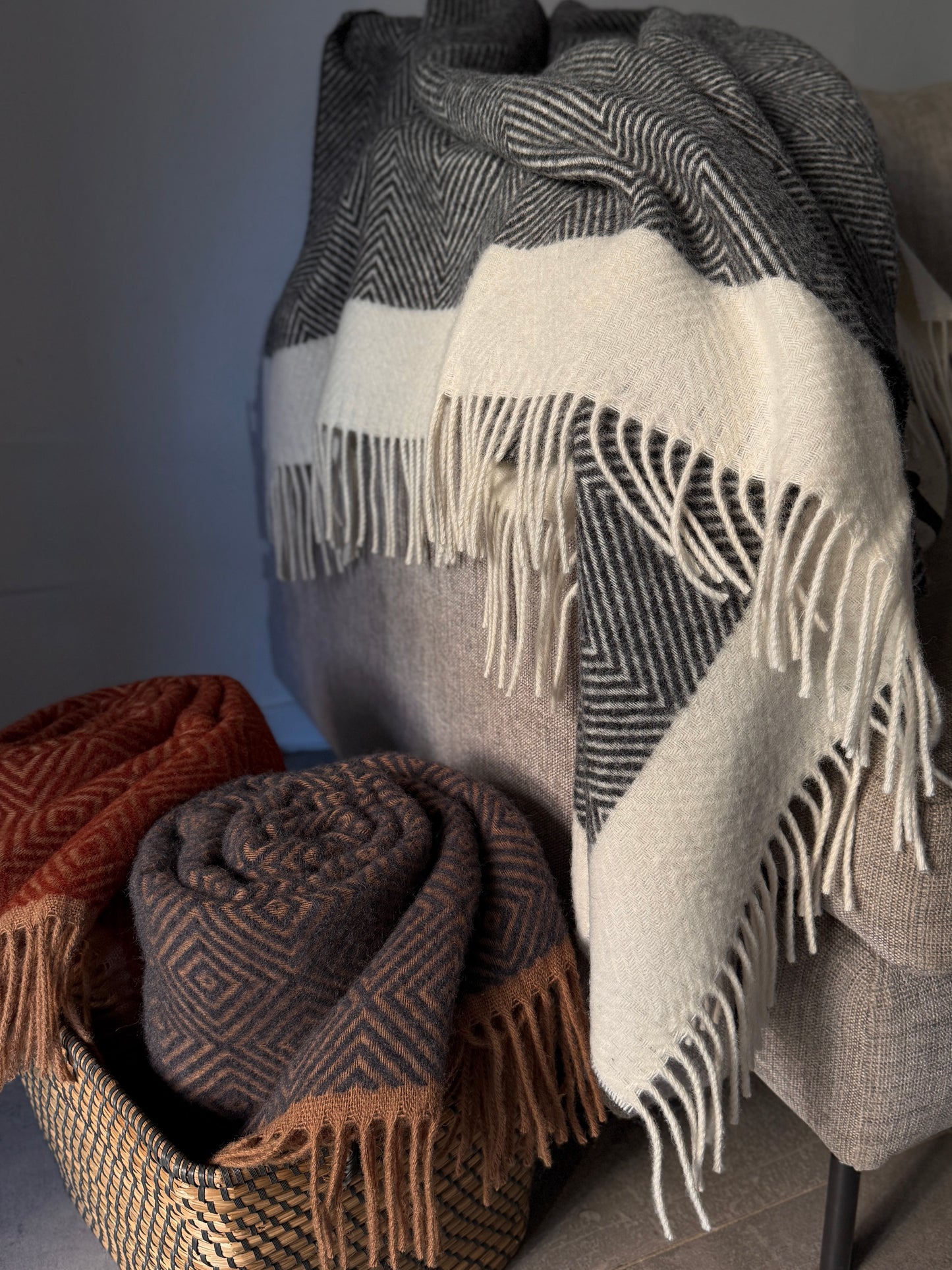 Coperta di lana merino