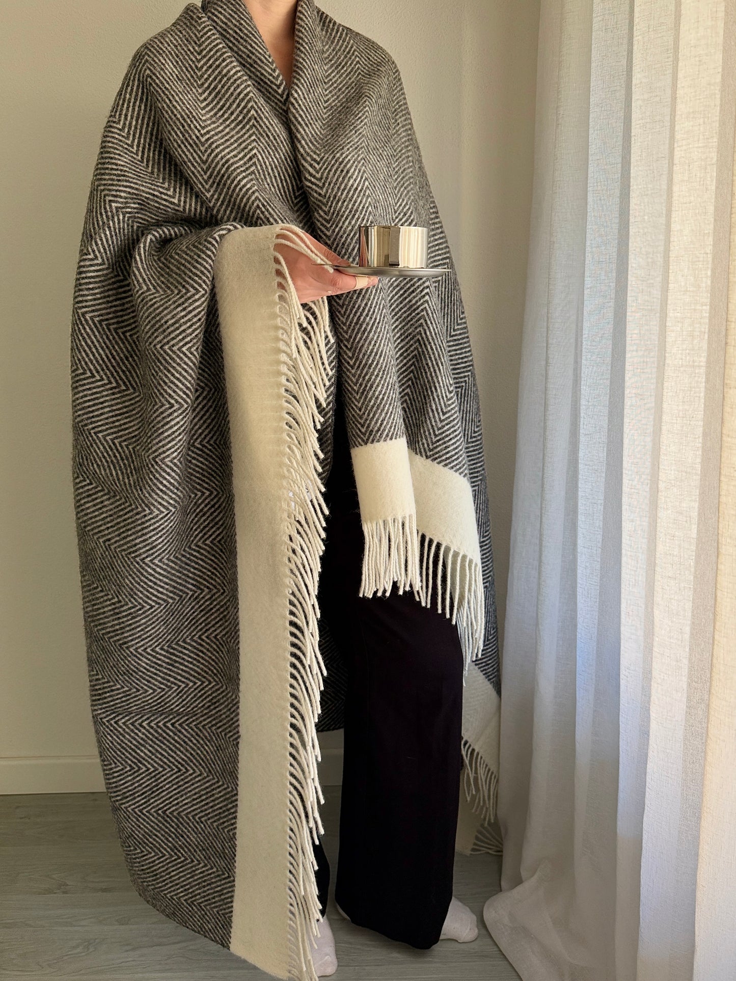 Coperta di lana merino