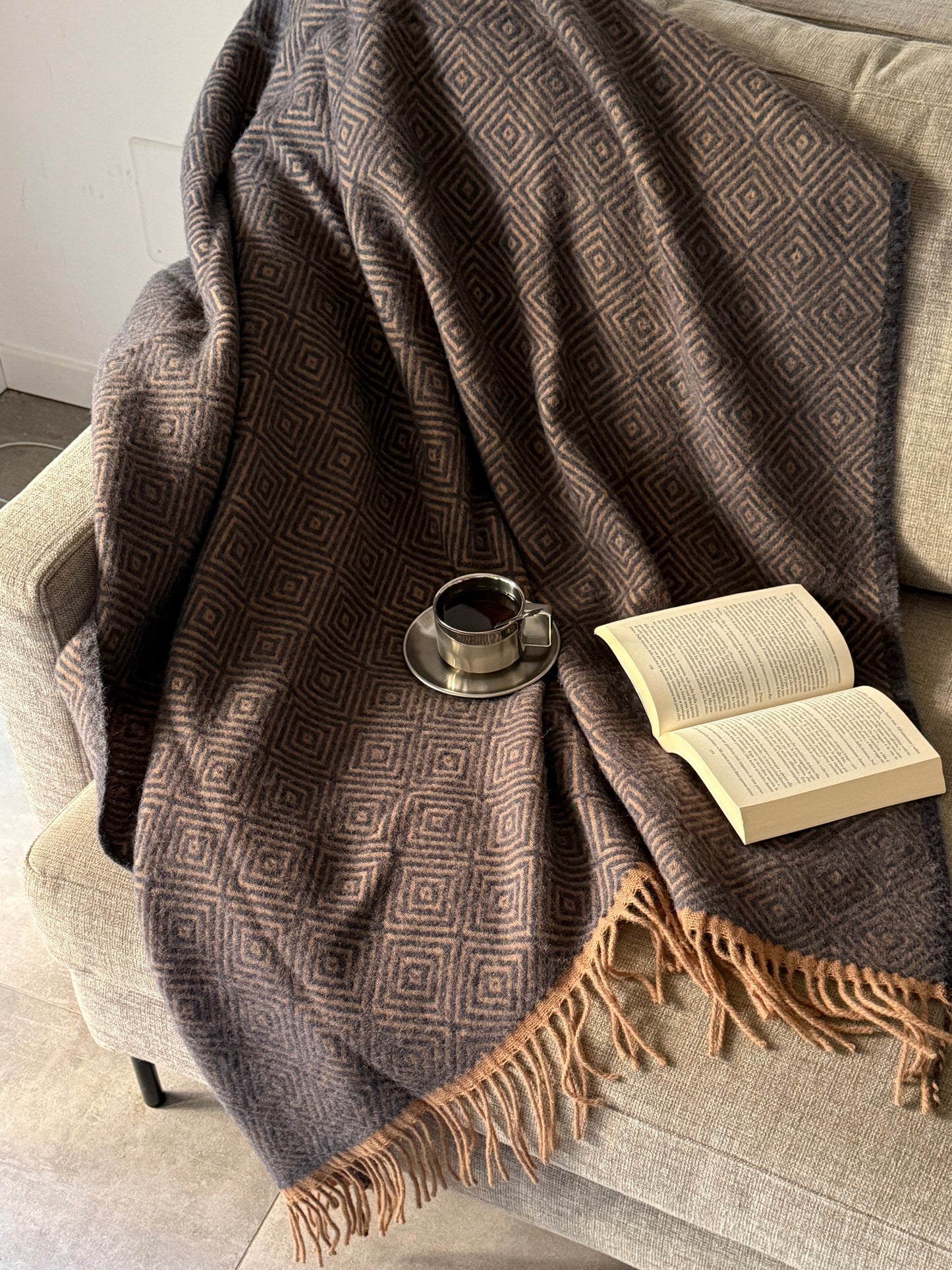 Coperta di lana merino